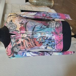 🌟 S Twelve Cardigan Sweater Embellished "Amour Passion"